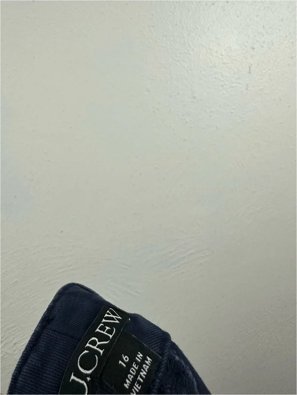 J. Crew Navy Patch-Pocket Cotton Blend Chino Shorts Size 16